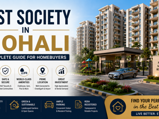 Best society in Mohali with modern residential apartments and amenities